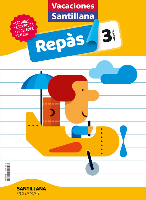 Portada del Libro Vacaciones De Repaso 3º Educacion Primaria Valencia Ed 2020 de Vv.Aa. - 9788491318323