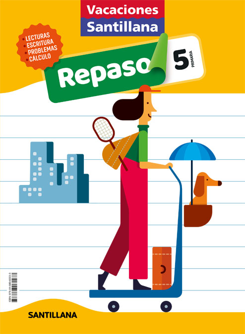 Portada del Libro Vacaciones De Repaso 5º Educacion Primaria Castellano Ed 2020 de Vv.Aa. - 9788468060033