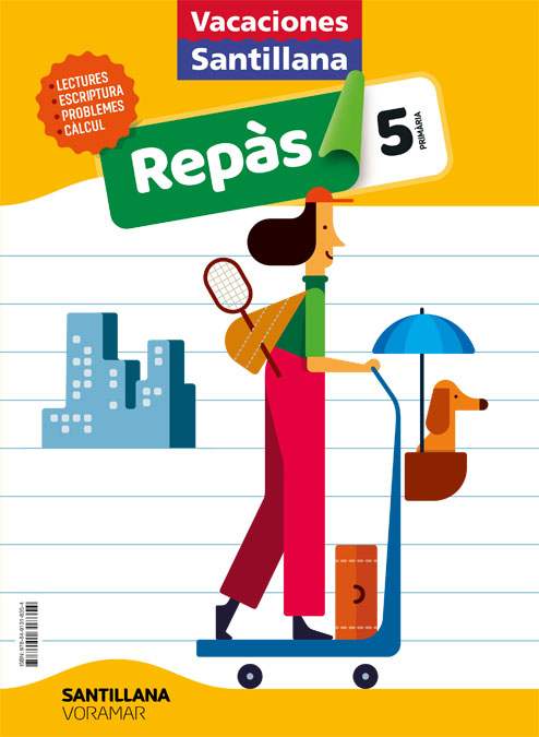 Portada del Libro Vacaciones De Repaso 5º Educacion Primaria Valencia Ed 2020 de Vv.Aa. - 9788491318354