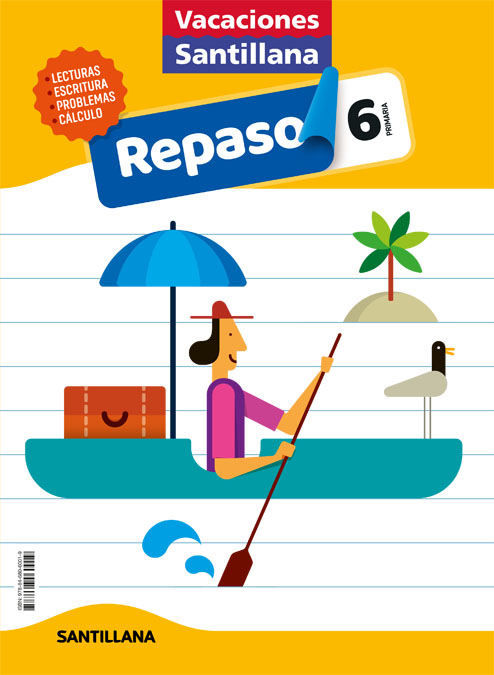 Portada del Libro Vacaciones De Repaso 6º Educacion Primaria Castellano Ed 2020 de Vv.Aa. - 9788468060019