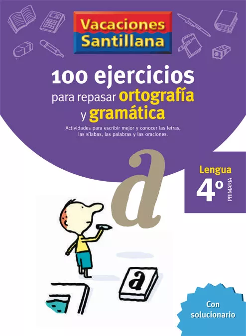 Portada del Libro Vacaciones Gramatica Y Ortografia 4º Educacion Primaria de Vv.Aa. - 9788429407648