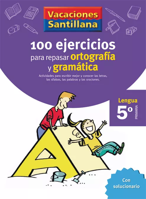 Portada del Libro Vacaciones Gramatica Y Ortografia 5º Educacion Primaria de Vv.Aa. - 9788429407877