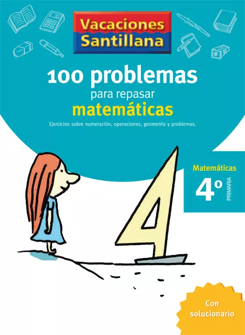 Portada del Libro Vacaciones Matematicas 4º Educacion Primaria de Vv.Aa. - 9788429408409