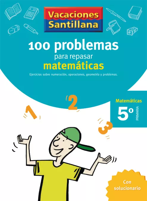 Portada del Libro Vacaciones Matematicas 5º Educacion Primaria de Vv.Aa. - 9788429408416