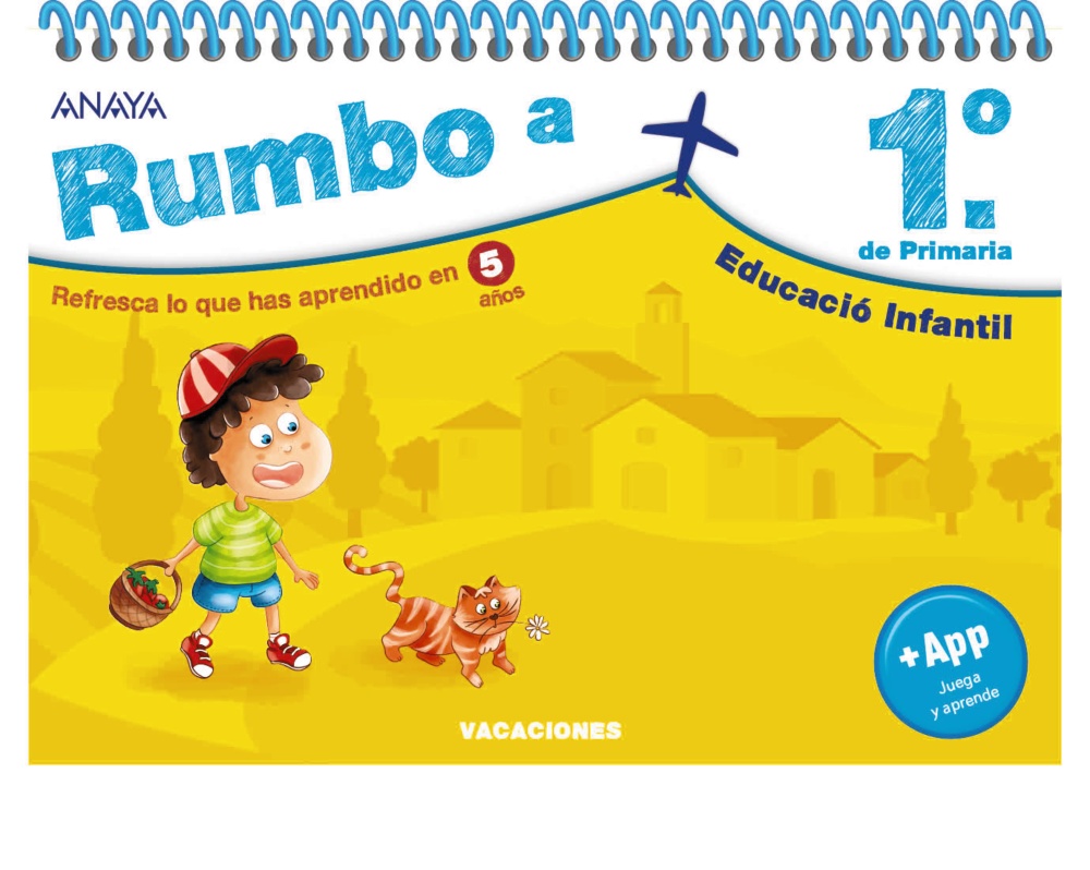 Portada del Libro Vacaciones Rumbo A...1º De Primaria de Vv.Aa. - 9788469866924