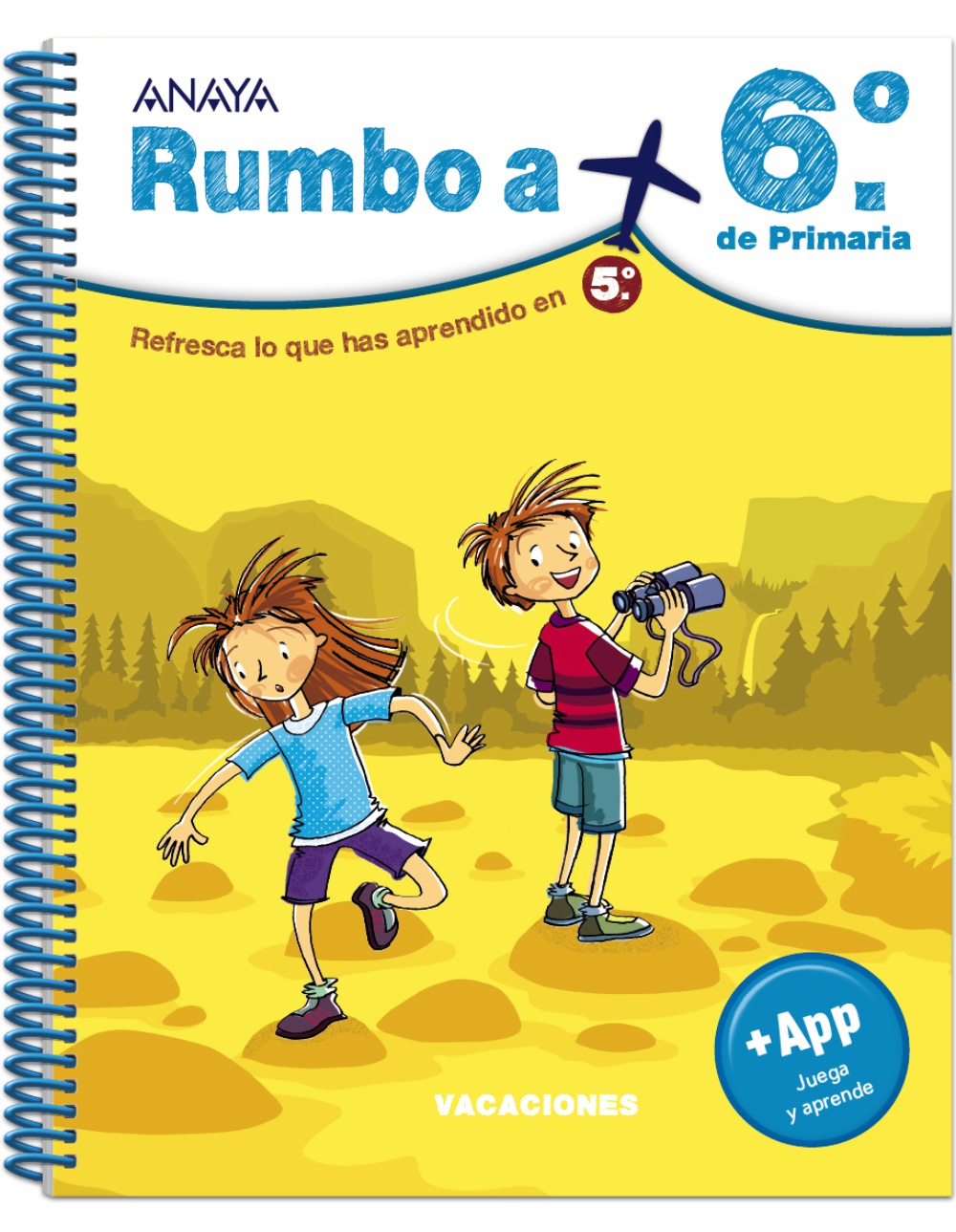 Portada del Libro Vacaciones Rumbo A...6º Primaria de Vv.Aa. - 9788469869130