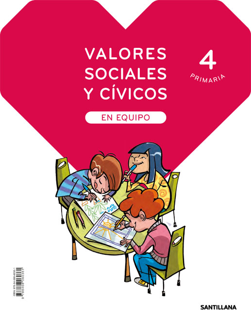 Portada del Libro Valores Sociales Y Civicos 4º Primaria En Equipo de Vv.Aa. - 9788468060361
