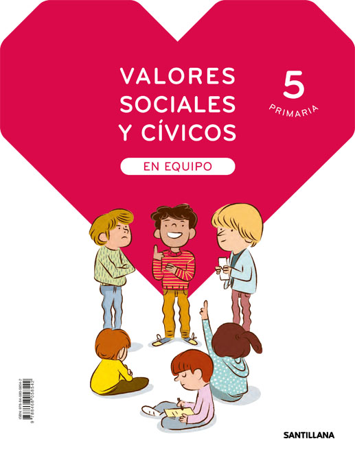 Portada del Libro Valores Sociales Y Civicos 5º Primaria En Equipo de Vv.Aa. - 9788468058542