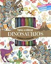 Portada del Libro Vamos A Colorear Dinosaurios de Vv.Aa. - 9788417695125