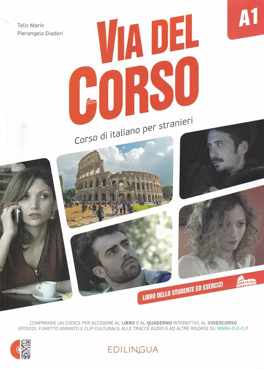 Portada del Libro Via Del Corso A1. Libro Dello Studente Ed Esercizi de Vv.Aa. - 9788898433636