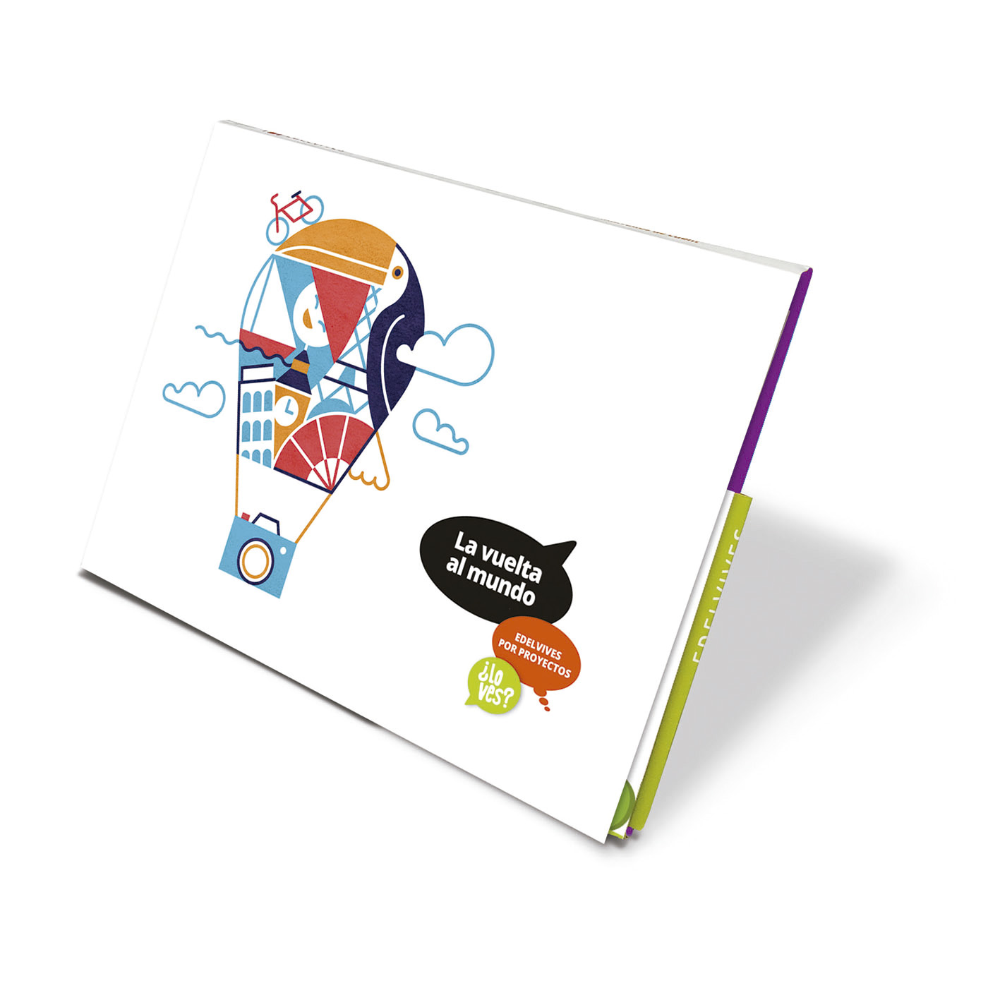 Portada del Libro Vuelta Al Mundo 5 Años Proyectos ¿Lo Ves? 2020 de Vv.Aa. - 9788414020760