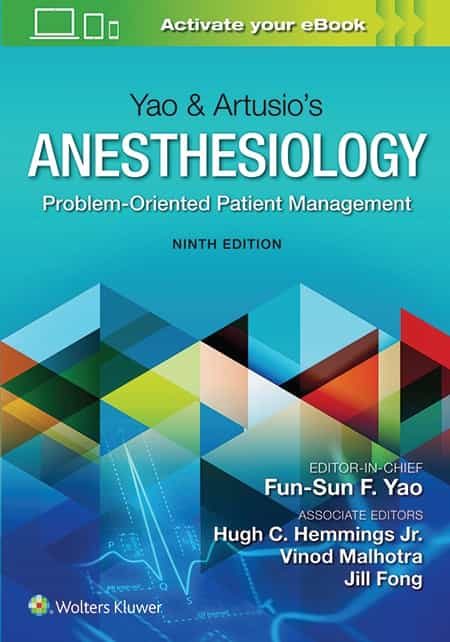 Portada del Libro Yao & Artusio S Anesthesiology Problem-Oriented Patient Management (9T de Vv.Aa. - 9781975120016