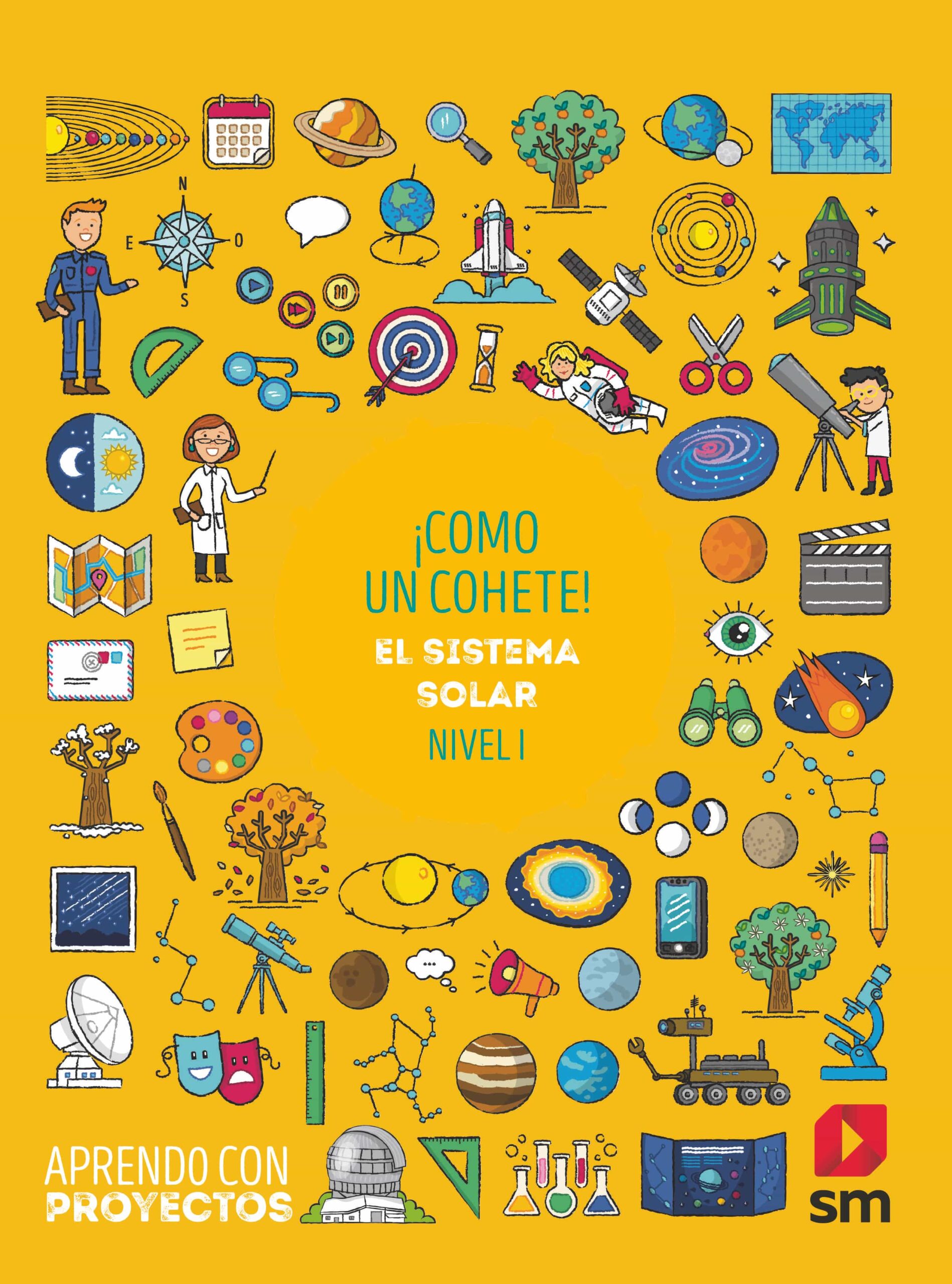 Portada del Libro ¡Como Un Cohete! 1º Educacion Primaria Aprendo Con Proyectos Ed 2020 de Vv.Aa. - 9788413183756