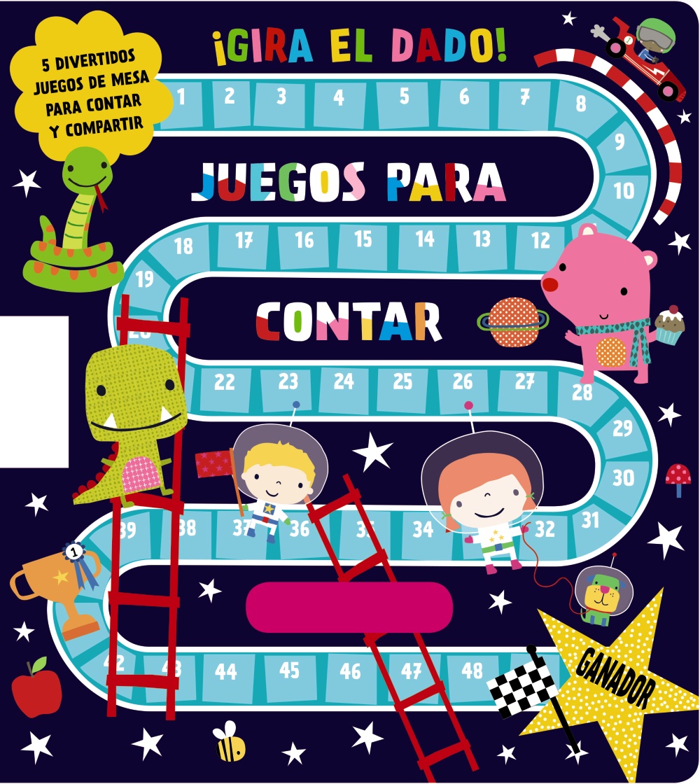 Portada del Libro ¡Gira El Dado!: Juegos Para Contar de Vv.Aa. - 9788469628454