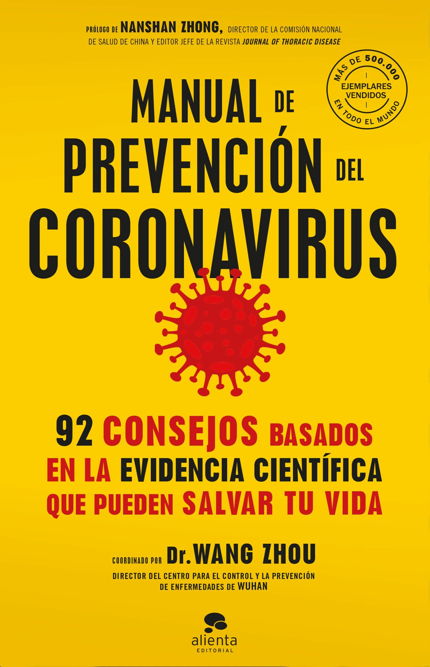 Portada del Libro Manual De Prevencion Del Coronavirus de Wang Zhou - 9788413440316