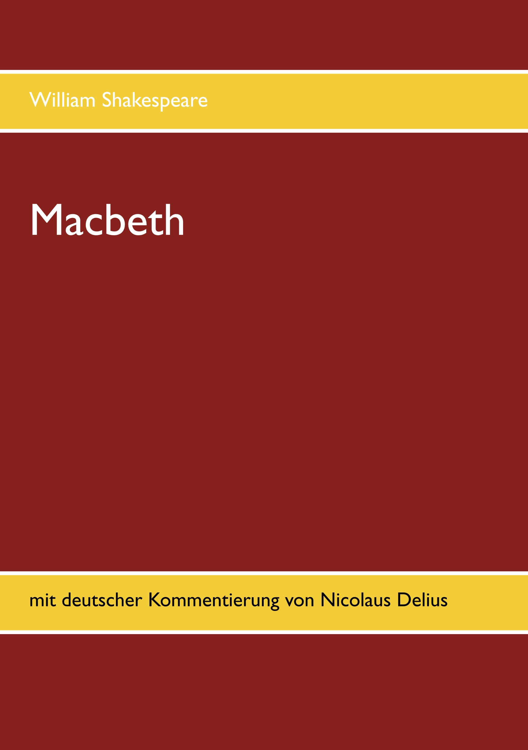 Portada del Libro Macbeth de William Shakespeare - 9783752855128
