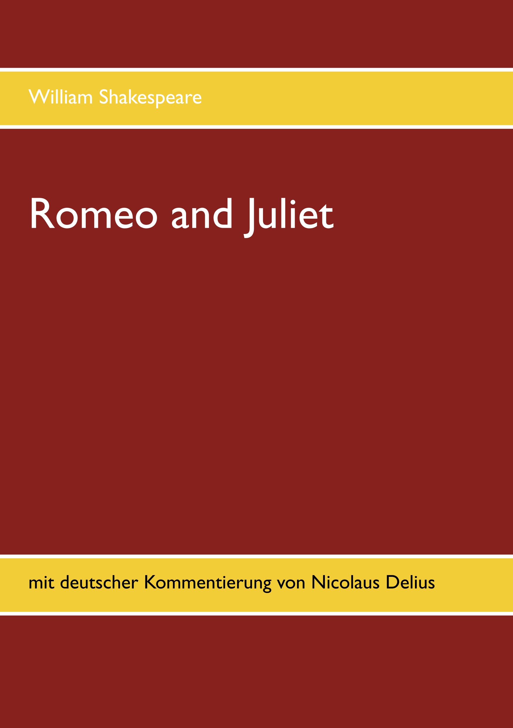 Portada del Libro Romeo And Juliet de William Shakespeare - 9783752857214