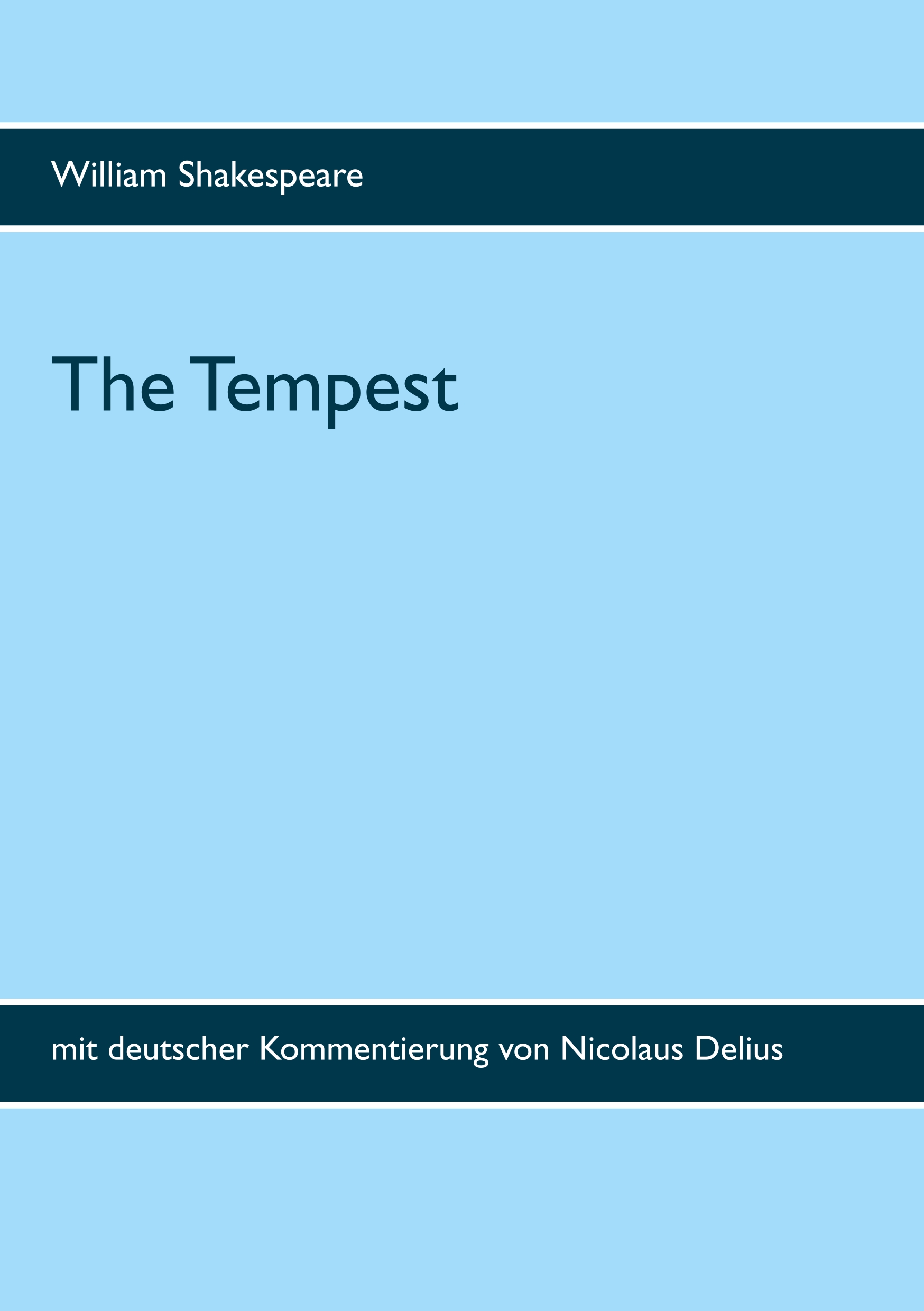Portada del Libro The Tempest de William Shakespeare - 9783752834192