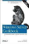 Portada del Libro Windows Server Cookbook de - 9780596006334