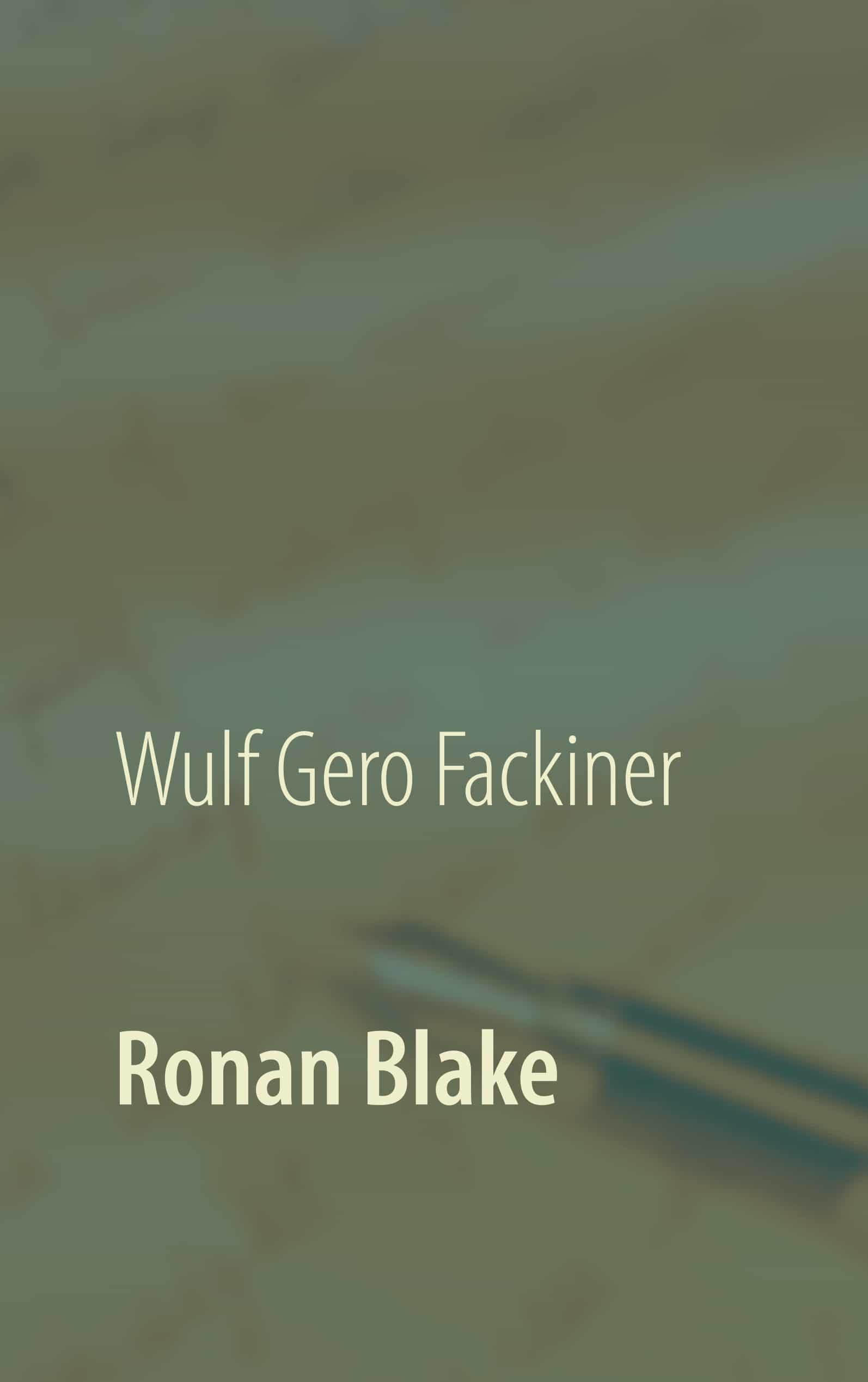 Portada del Libro Ronan Blake de Wulf Gero Fackiner - 9783752822939