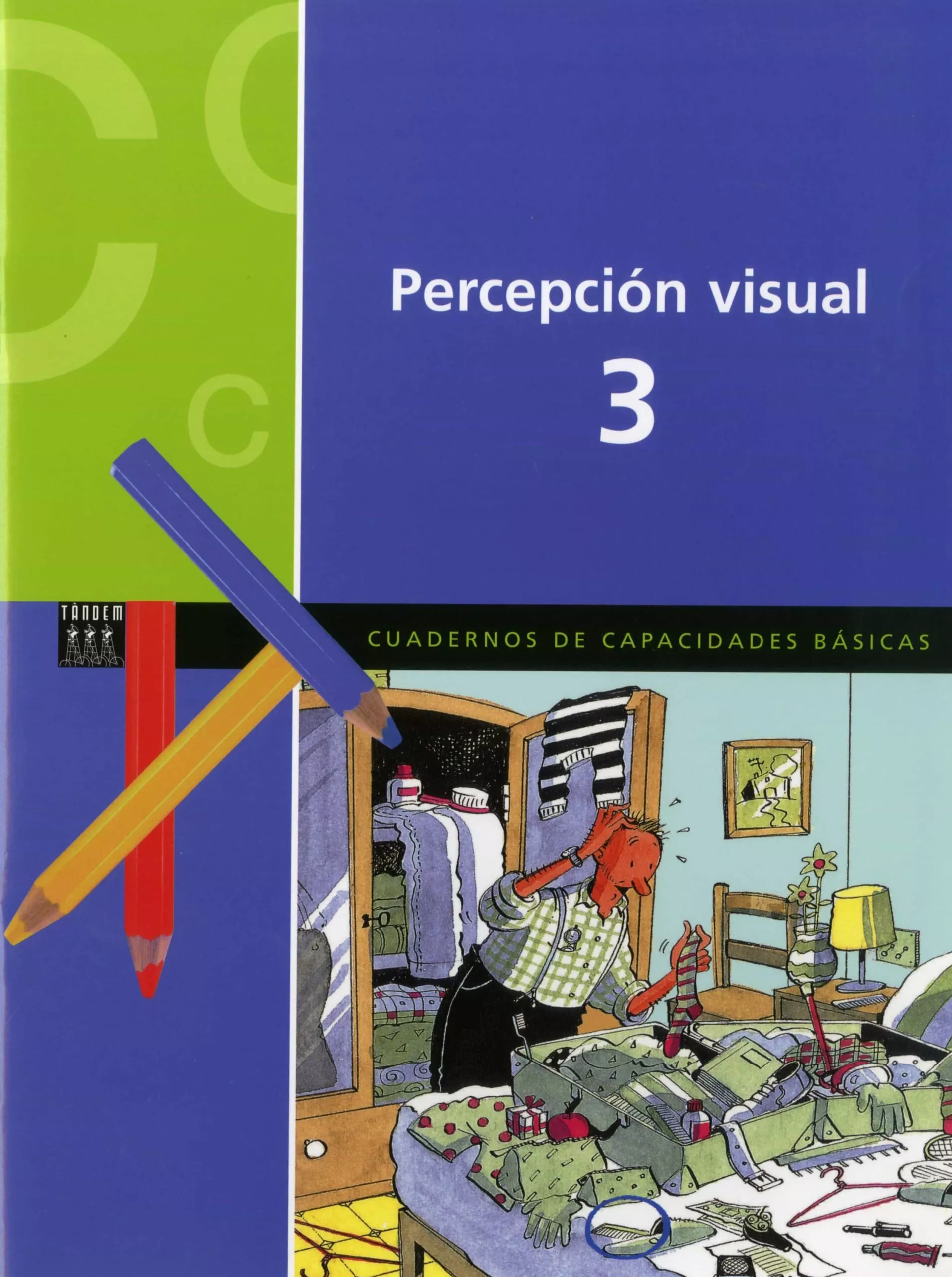 Portada del Libro Percepcio Visual 3 (Quaderns De Capacitats Basiques) de Xavier Blanch - 9788481314496