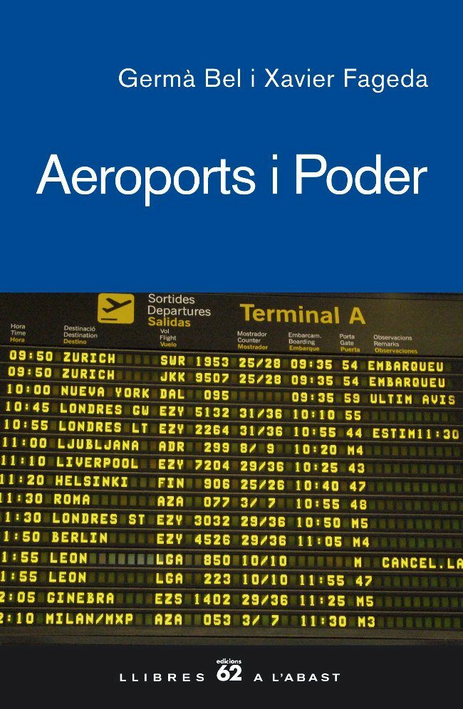 Portada del Libro Aeroports I Poder de Xavier Fageda - 9788429760286