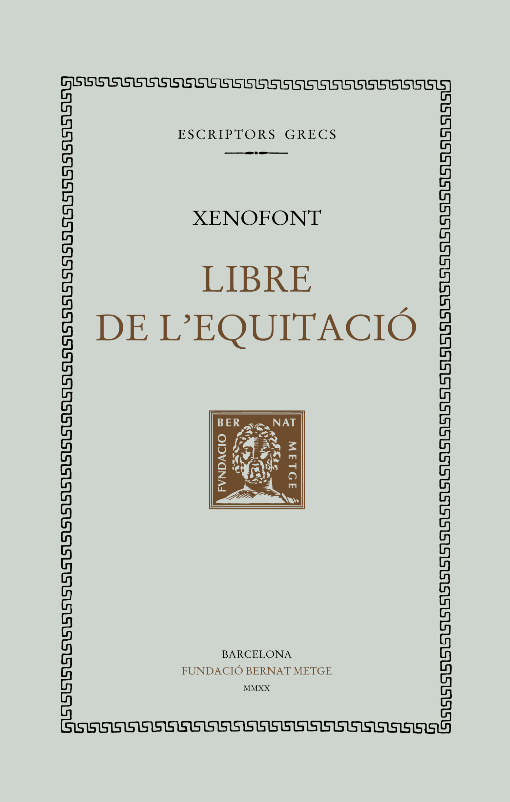 Portada del Libro Llibre De Lequitacio de Xenofont - 9788498593488