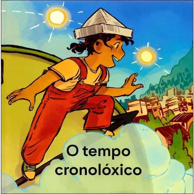 Portada del Libro O Tempo Cronoloxico de Xulia Vicente - 9788409128242