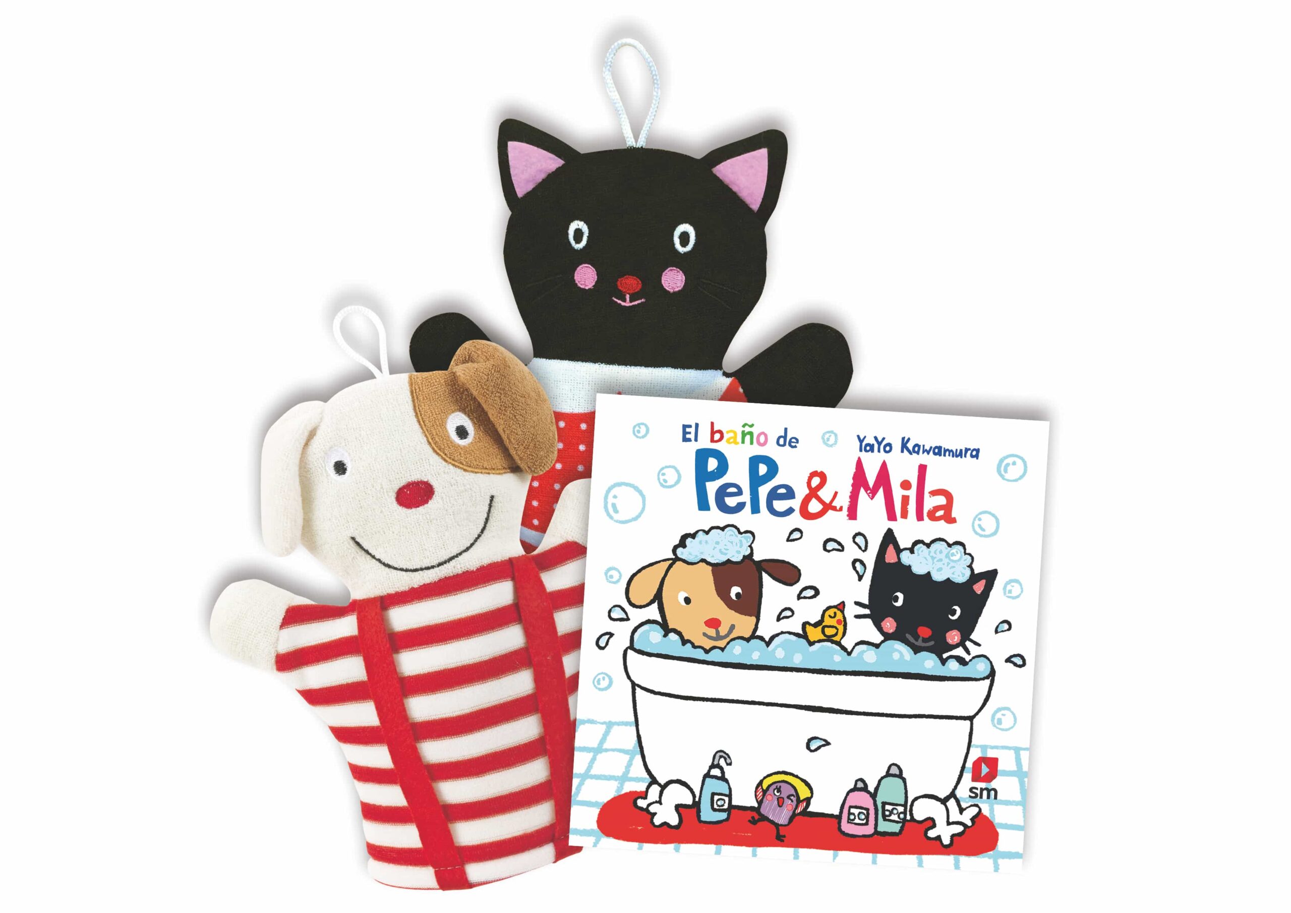 Portada del Libro Pack De El Baño De Pepe Y Mila + Manoplas de Yayo Kawamura - 9788413185170