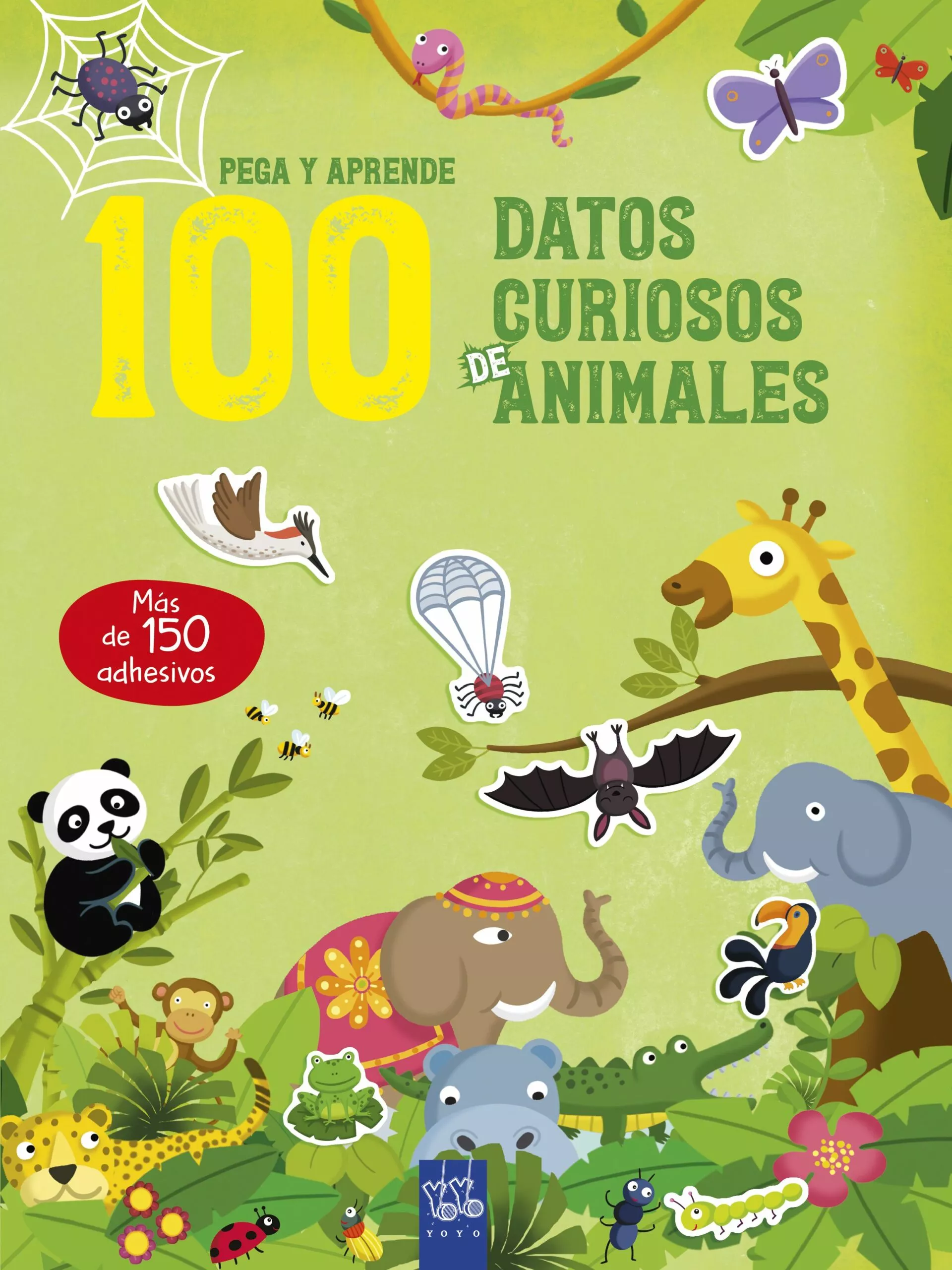 Portada del Libro 100 Datos Curiosos De Animales de Yoyo - 9788408221302