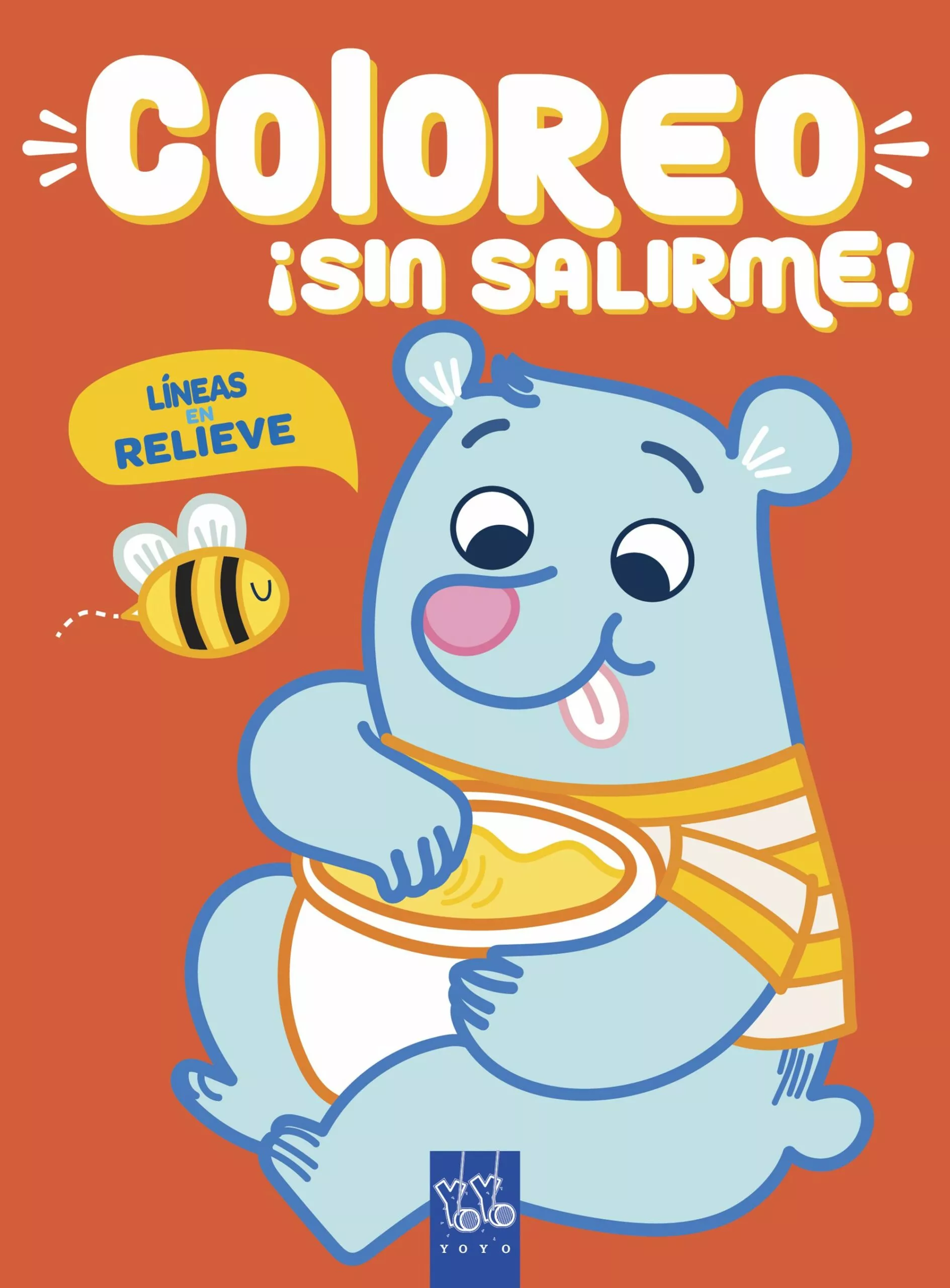 Portada del Libro Coloreo ¡Sin Salirme! Oso de Yoyo - 9788408219019