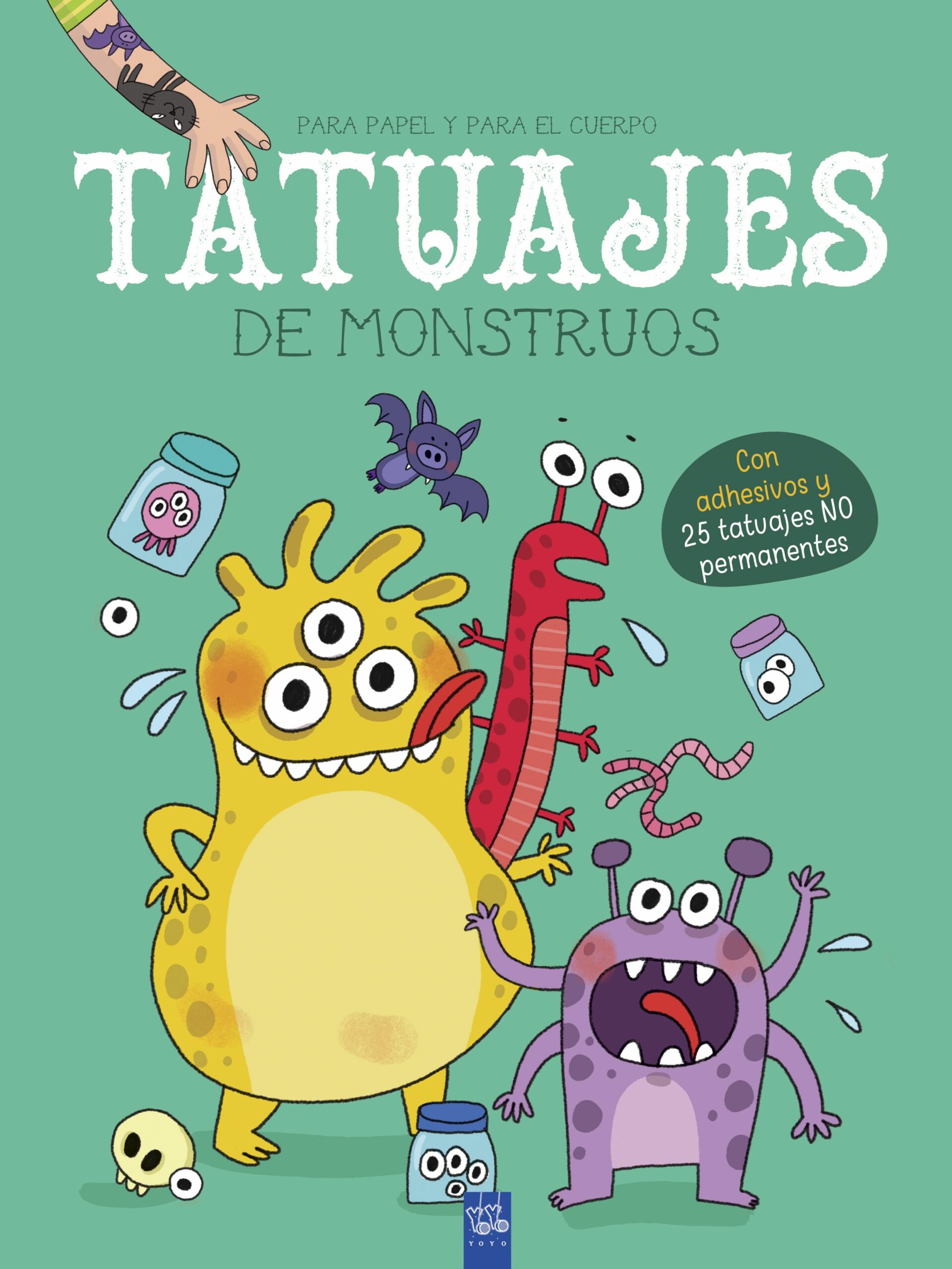 Portada del Libro Tatuajes De Monstruos de Yoyo - 9788408219163