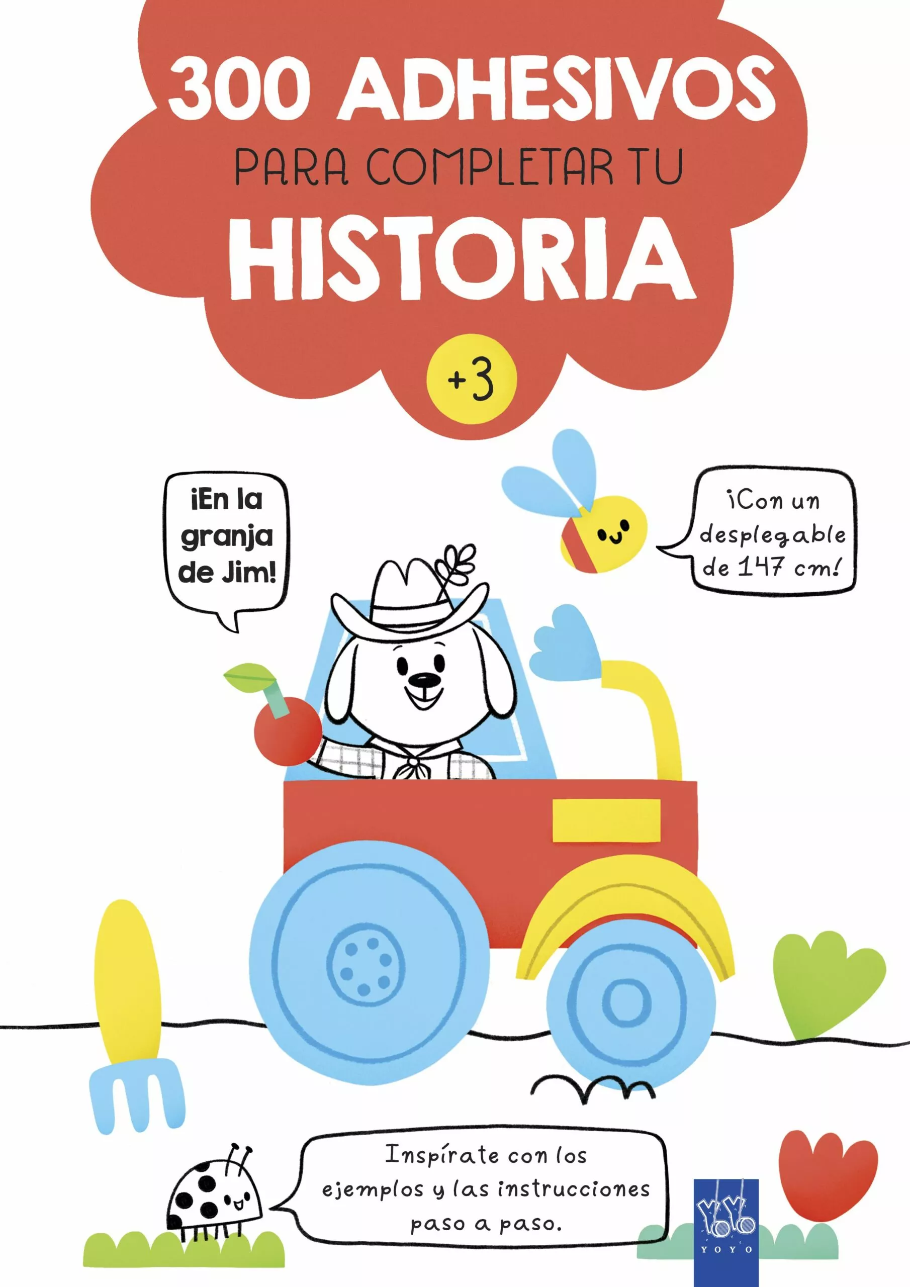 Portada del Libro ¡En La Granja De Jim!: 300 Adhesivos Para Completar Tu Historia de Yoyo - 9788408221357