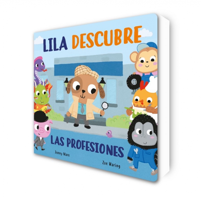 Portada del Libro Lila Descubre Las Profesiones (Pequeñas Manitas) de Zoe Waring - 9788448854935